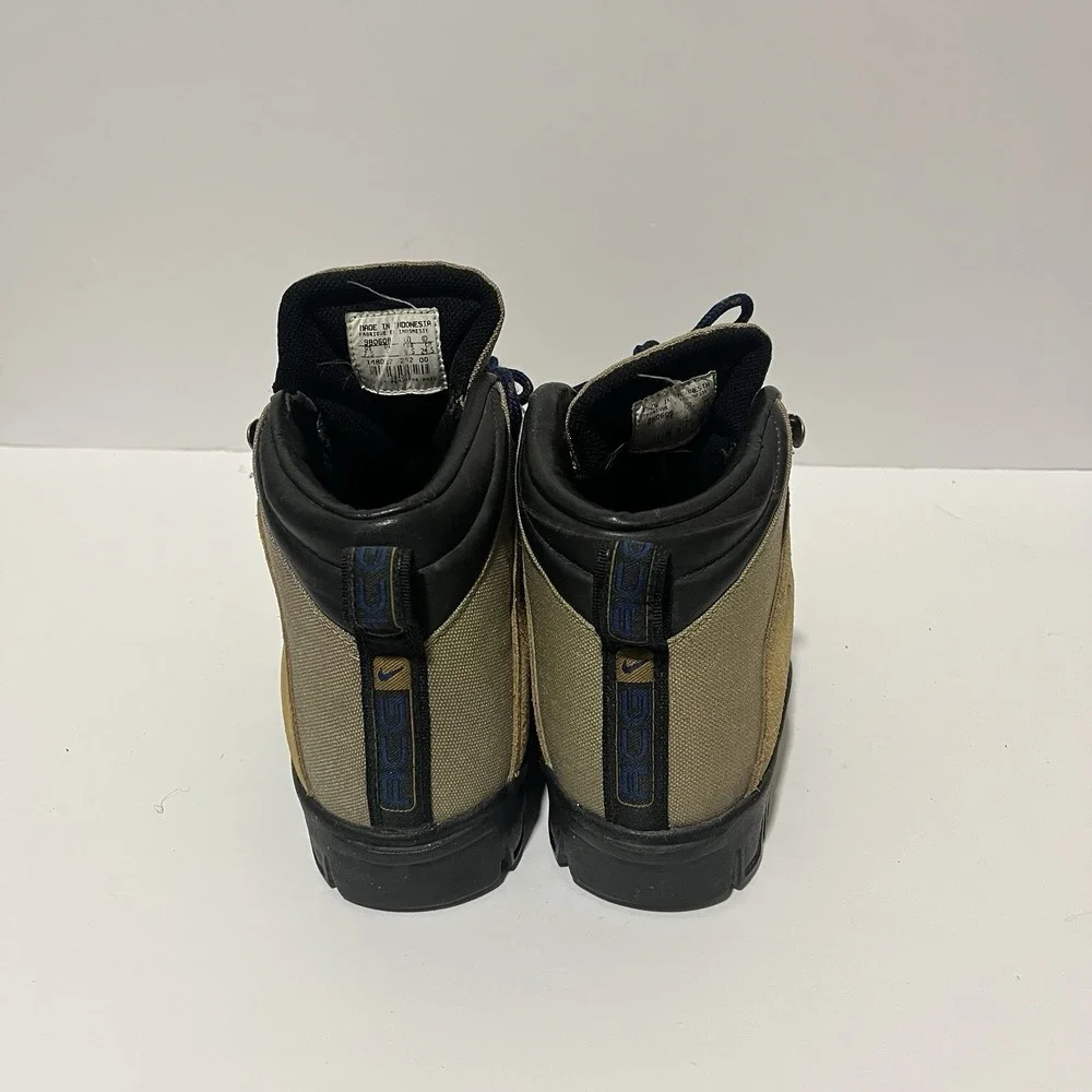 Nike ACG 1998 VTG Brown Leather Men's Ankle Boots USA 7.5 MADE IN INDONESIA